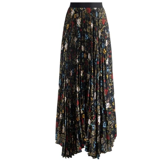 Alice and Olivia Katz Pleated Maxi Skirt - Picture 5 of 6